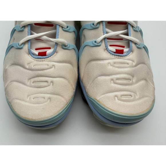Nike Air VaporMax Plus Chicago White Red Blue Men's Size 10 Used 0067 - Picture 10 of 12